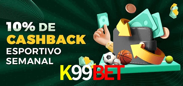 10% de bônus de cashback na K99BET